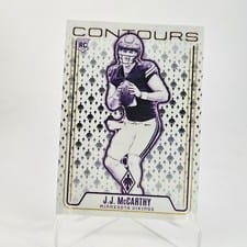 2024 Panini Phoenix Contours J.J. McCarthy #CON-JMY card