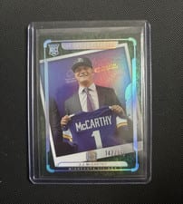 2024 Panini Photogenic Draft Snapshots J.J. McCarthy #8 card