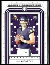 2024 Panini Photogenic Rookie Introductions J.J. McCarthy #2 card