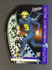 2024 Panini Prestige Human Highlight Film J.J. McCarthy #6 card