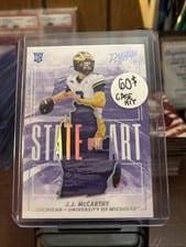 2024 Panini Prestige State of the Art J.J. McCarthy #SA-JJM card