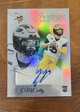 2024 Panini Prestige Xtra Points Signatures Premium J.J. McCarthy #311 card