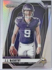 J.J. McCarthy 2024 Panini Prizm Rookie Variations card