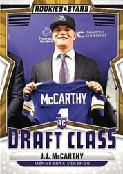 2024 Panini Rookies & Stars Draft Class J.J. McCarthy #8 card