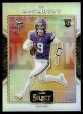 2024 Panini Select Score Select Throwback J.J. McCarthy #17 card
