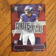 2024 Panini Totally Certified Sunday Special J.J. McCarthy #24 card