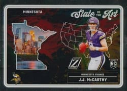 2024 Panini Zenith State of the Art J.J. McCarthy #24 card