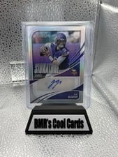 2025 Panini Absolute Signature Standouts J.J. McCarthy #SS-JMY card