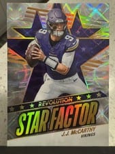 2025 Panini Revolution Star Factor J.J. McCarthy #1 card