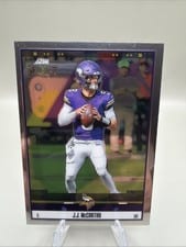 2025 Panini Select Score Select Throwback J.J. McCarthy #20 card