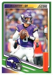 2025 Score Base Set J.J. McCarthy #291 card
