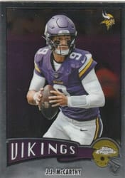 2025 Topps Chrome 1975 Topps J.J. McCarthy #1975-22 card