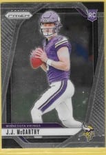 2024 Panini Prizm Dual Color Blast J.J. McCarthy / Justin Jefferson #2 card
