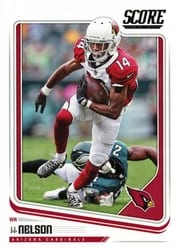 2018 Score Base Set J.J. Nelson #10 card