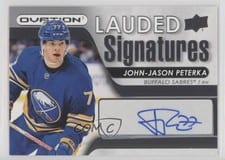 2021-22 Upper Deck Ovation Lauded Signatures J.J. Peterka #LS-JP card
