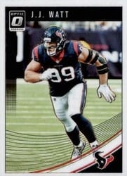 2018 Donruss Optic Base Set J.J. Watt #42 card