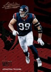 2018 Panini Absolute Base Set J.J. Watt #41 card