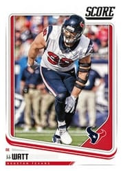 2018 Score Base Set J.J. Watt #127 card