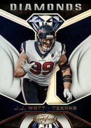 2019 Panini Certified Diamonds J.J. Watt #DI-JJ card