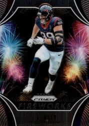 2019 Panini Prizm Fireworks J.J. Watt #24 card