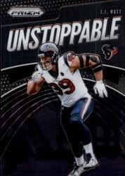 2019 Panini Prizm Unstoppable J.J. Watt #1 card