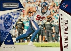 2019 Panini Rookies & Stars Action Packed J.J. Watt #AP-JJ card