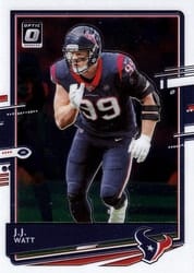 2020 Donruss Optic Base Set J.J. Watt #43 card