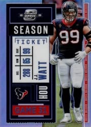 2020 Panini Contenders Optic Base Set J.J. Watt #24 card