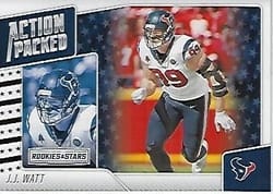 2020 Panini Rookies & Stars Action Packed J.J. Watt #8 card