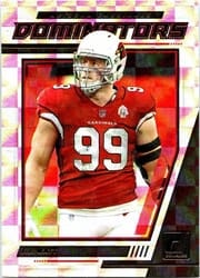 2021 Donruss Dominators J.J. Watt #D16 card