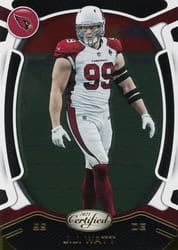 2021 Panini Certified Base Set J.J. Watt #91 card