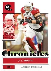 2021 Panini Chronicles Base Set J.J. Watt #2 card