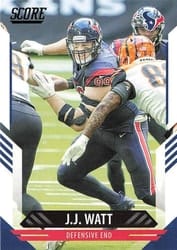 2021 Score Base Set J.J. Watt #158 card