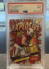 2022 Panini Absolute Explosive J.J. Watt #E35 card