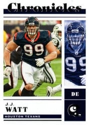 2022 Panini Chronicles Base Set J.J. Watt #12 card
