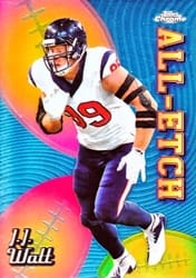 2024 Topps Chrome Chrome All-Etch J.J. Watt #CAE-JW card