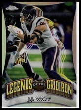 2024 Topps Chrome Legends of the Gridiron J.J. Watt #LOG-25 card
