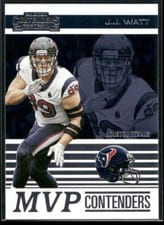 2019 Panini Contenders MVP Contenders J.J. Watt #MVP- JJ card