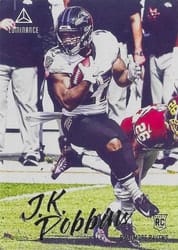 2020 Panini Chronicles Luminance Update Rookies J.K. Dobbins #216 card
