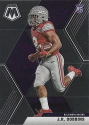 2020 Panini Mosaic Base Set J.K. Dobbins #223 card