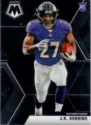 2020 Panini Mosaic Base Set J.K. Dobbins #223 card