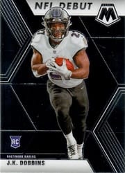 2020 Panini Mosaic Base Set J.K. Dobbins #275 card