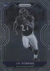 2020 Panini Prizm Base Set J.K. Dobbins #379 card