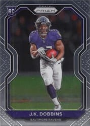 2020 Panini Prizm Base Set J.K. Dobbins #379 card