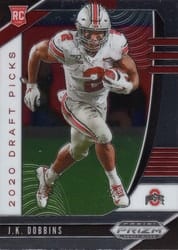2020 Panini Prizm Draft Picks Base Set J.K. Dobbins #114 card