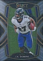 2020 Panini Select Base Set J.K. Dobbins #252 card