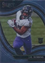 2020 Panini Select Base Set J.K. Dobbins #352 card