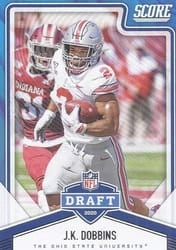 2020 Score NFL Draft J.K. Dobbins #NFL-14 card