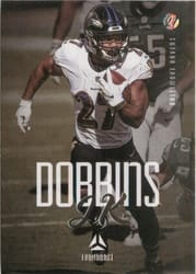 2021 Panini Luminance Base Set J.K. Dobbins #8 card