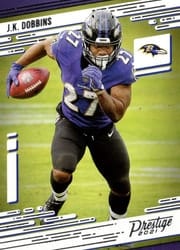 2021 Panini Prestige Base Set J.K. Dobbins #23 card